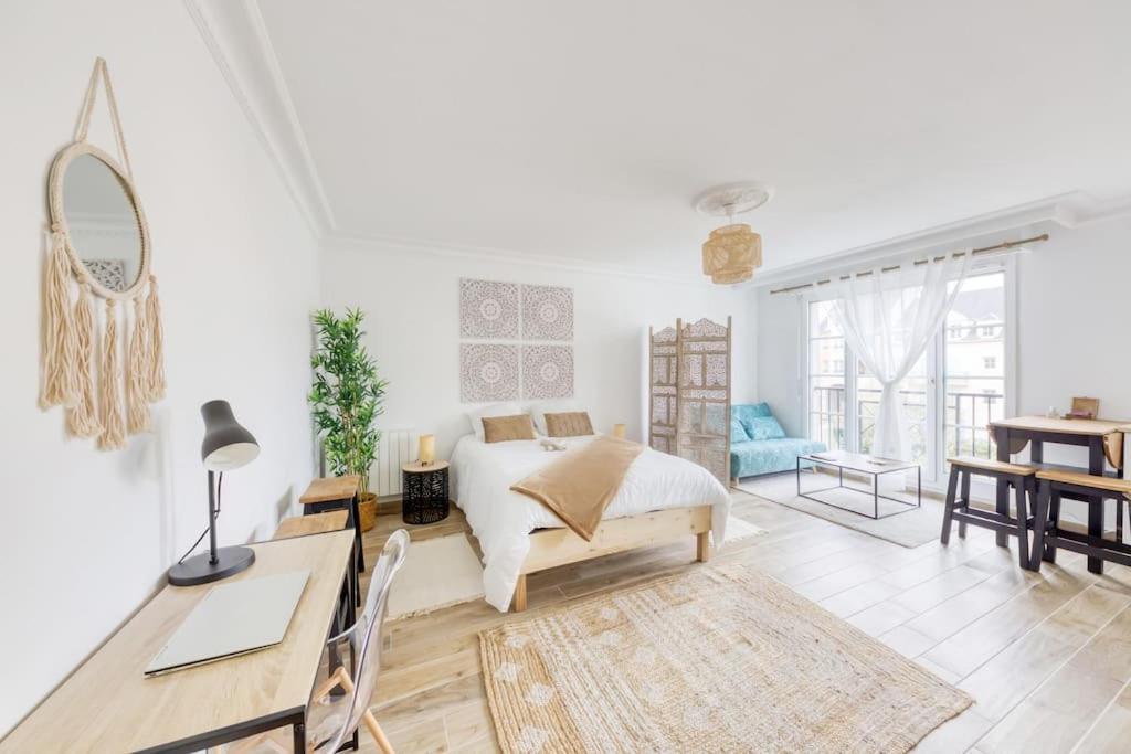 Studio Vue Direct Sur Le Port De Cergy, Parking Prive Gratuit Eksteriør billede