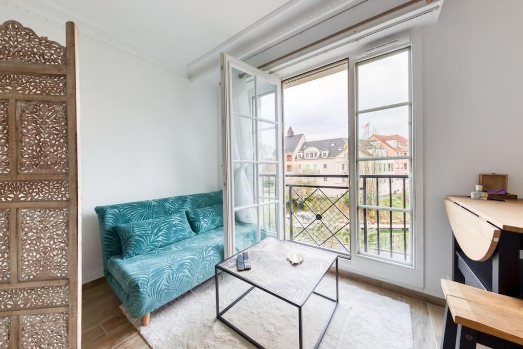 Studio Vue Direct Sur Le Port De Cergy, Parking Prive Gratuit Eksteriør billede